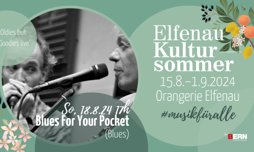 Blues For Your Pocket beim Elfenau Kultursommer 2024