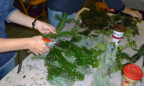 Kränzeln - Adventskränze selber herstellen