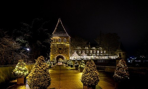 Winterzauber auf Schloss Laufen am Rheinfall