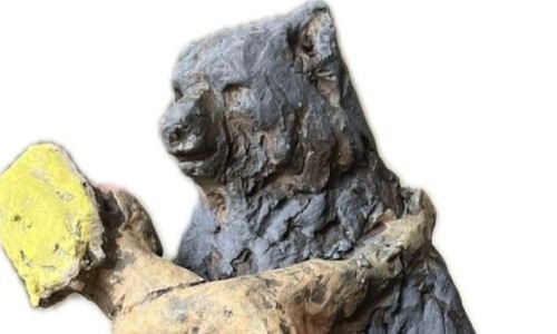 Markus Lüpertz - The Elf and the Dancing Bear - new bronze sculpture
